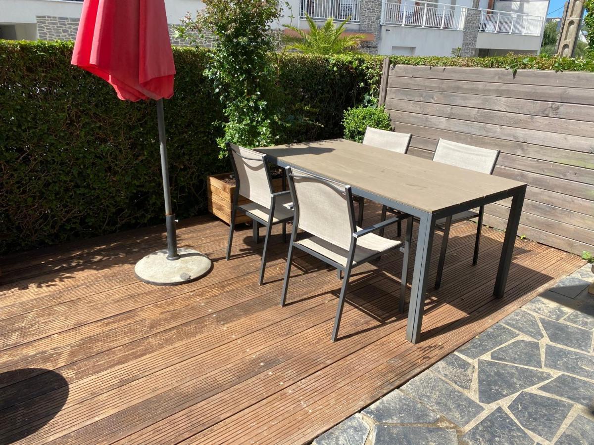 Appartement terrasse privée grande plage à 100 m - Parking gratuit Saint-Cast-le-Guildo Buitenkant foto