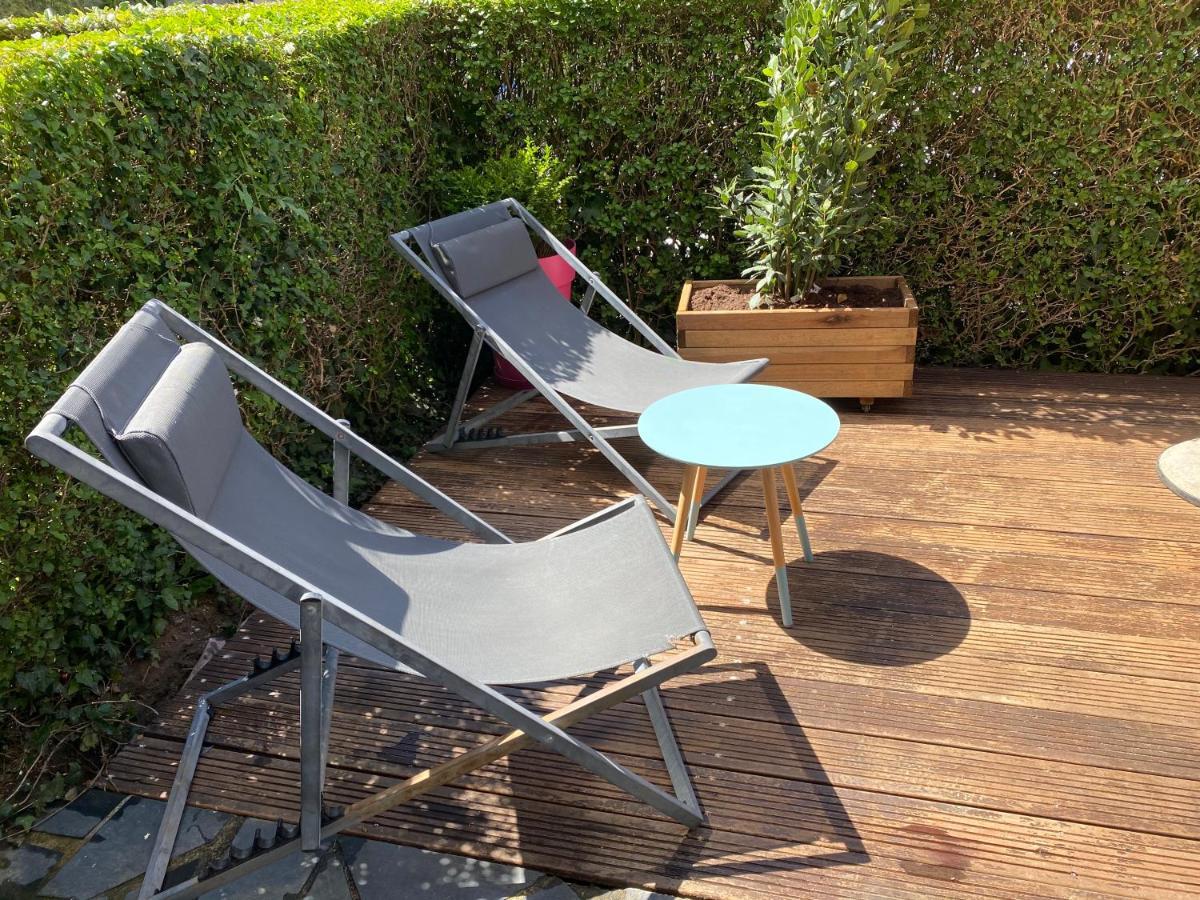Appartement terrasse privée grande plage à 100 m - Parking gratuit Saint-Cast-le-Guildo Buitenkant foto